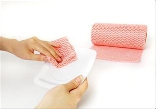 Универсальный Non сплетенный крен Wipe чистки для ванной комнаты домочадца