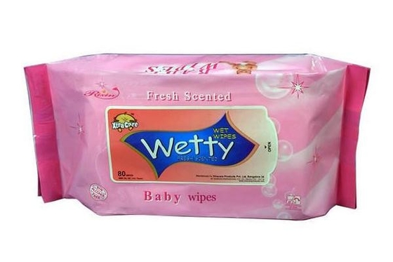 Wipes младенца Unscented ткани устранимого Non младенца безопасности благоуханием влажные